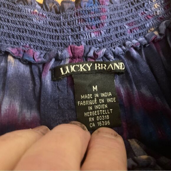 Lucky 🍀 Blue and Purple Top - Picture 9 of 12